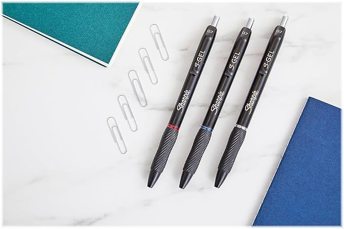 Sharpie S-Gel Gel Pens Writing Drawing Coloring Gel Pens For Journaling Medium Point Pen(0.7Mm) Assorted Colors 12 Count