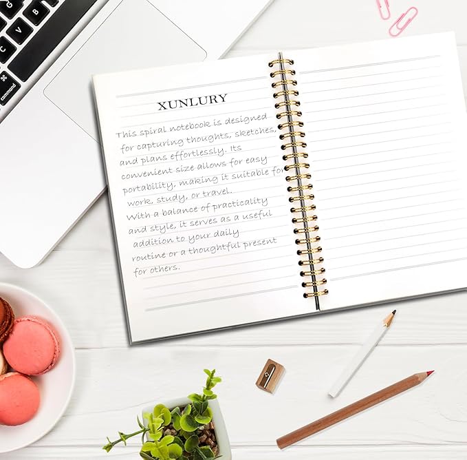 XUNLURY Just a Girl Who Loves Horses Notebook, Gifts for Horse Lovers Journal, Floral Horse Journal, Aesthetic Flower Farm Animal Hardcover Spiral Notebook, 5.5x8.3 Inch