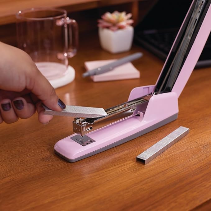 Swingline Stapler, 30 Sheet Capacity, 747 Business Stapler, Jam Free, Metal, Blush Pink (S7074740)