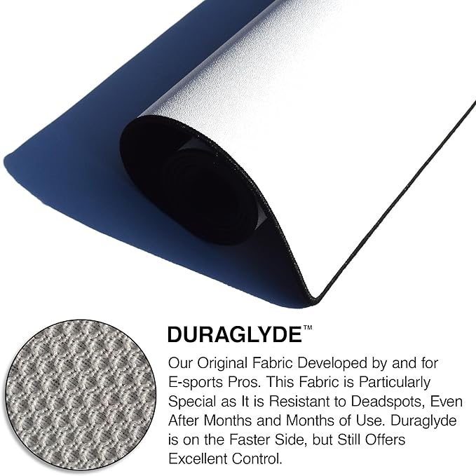 MPCO. OZGMX Large Gaming Desk Pad - 36" x 17" Duraglyde Fabric Original Desk Mats - Non-Slip, Washable, Smooth Glide for Precision Gaming & Work