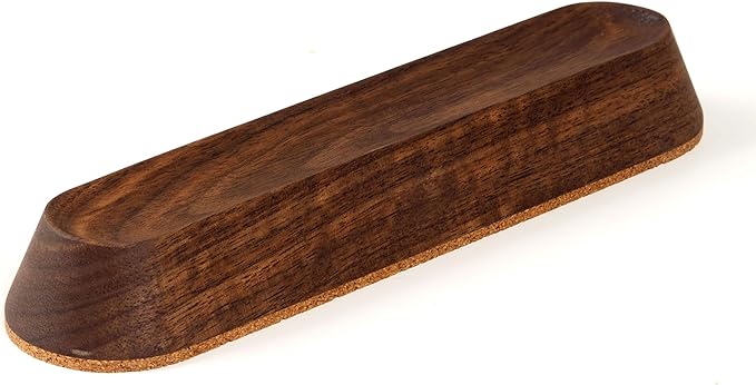 Wood Pen Tray – Handmade Walnut Desk Organizer, Minimalist Pen Holder for Office, Home, Gift (MODEL-2-WALNUT)