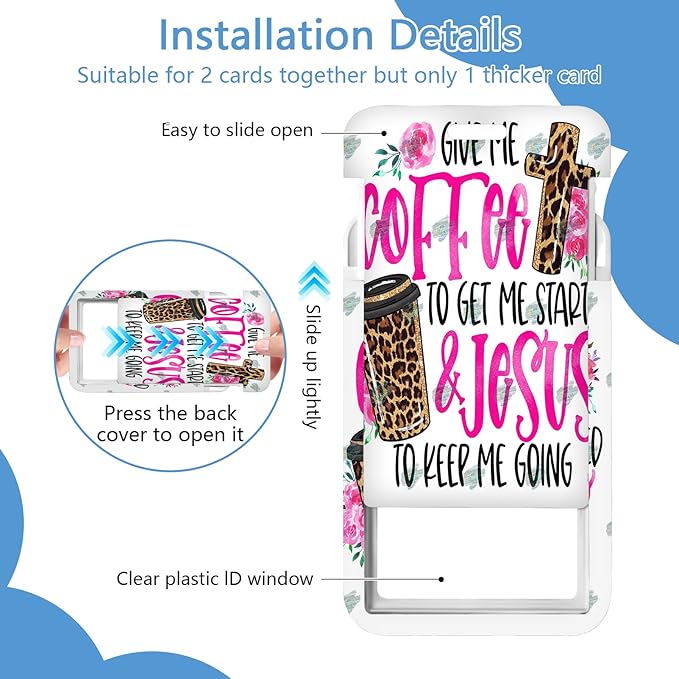 Id Badge Holder with Lanyard, Coffee Badge Reel Retractable Heavy Duty and Detachable Name Tag Clips, Funny Teacher Lanyards for Id Badges, Nurse Worker Office Gifts