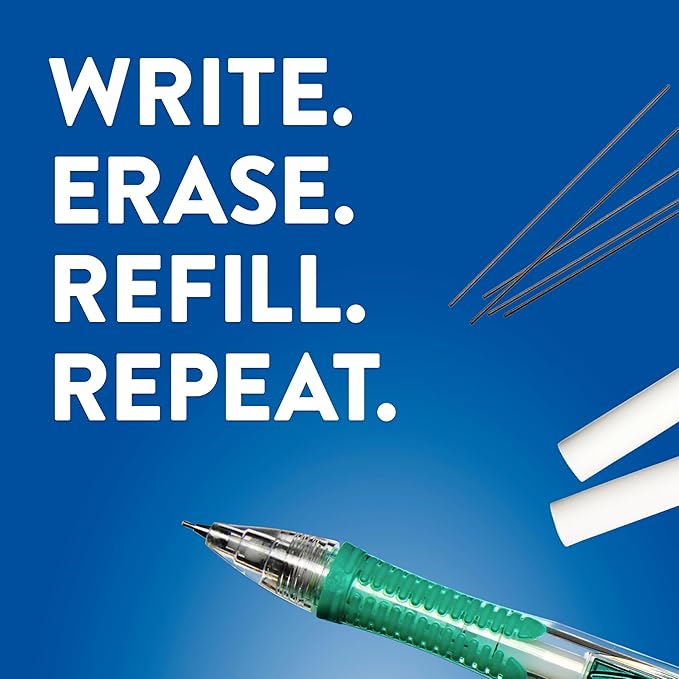 Paper Mate Clearpoint Mechanical Pencils 0.7mm HB #2 Pencils Lead Office Supplies School Supplies Teacher Drawing Drafting Assorted Barrel Colors 6 Count