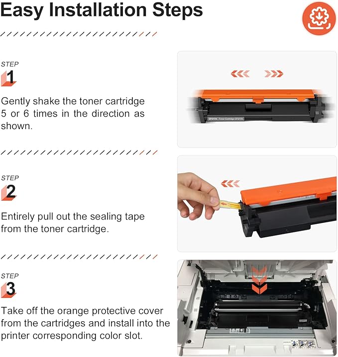 v4ink Compatible Toner Cartridge Replacement for HP 17A CF217A with Laserjet Pro MFP M130nw M130fn M130fw M130 M130a M102 M102a M102w Printer (Black, 2-Pack)