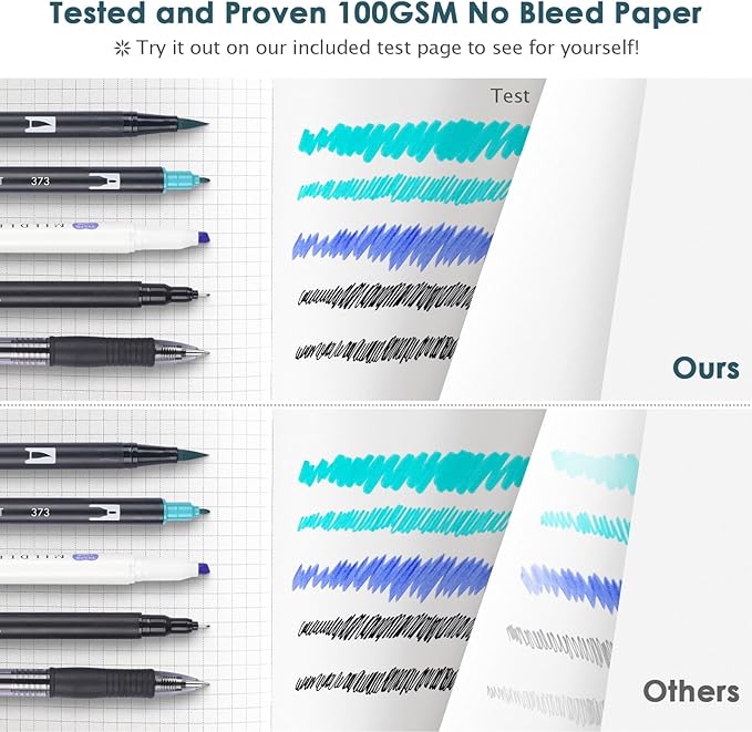 Graph Paper Notebook, 312 Numbered Pages Large A4 Hardcover Leather Journal, 100gsm No Bleed Grid Paper Notebook with Index Pages, Squared Grid Notebook for Graphing Notes Math, 8.5'' × 11'', Grey