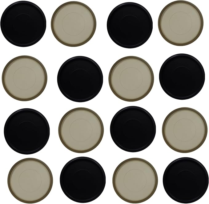 100pcs Discbound Planner Discs Expansion Discs Loose Leaf Disc for Discbound Notebook Planner Scrapbook Binding(Black Smoke Black Mixed,1.26 inch/32mm)