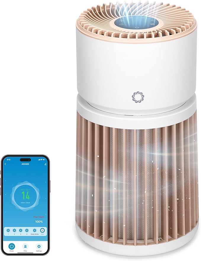 Airthereal H13 HEPA Air Purifier for Home Large Room up to 3500sq.ft, Air Cleaner with Washable Filter, Suitable for Odor, Dust, Smoke, Air Quality Sensor, AGH400