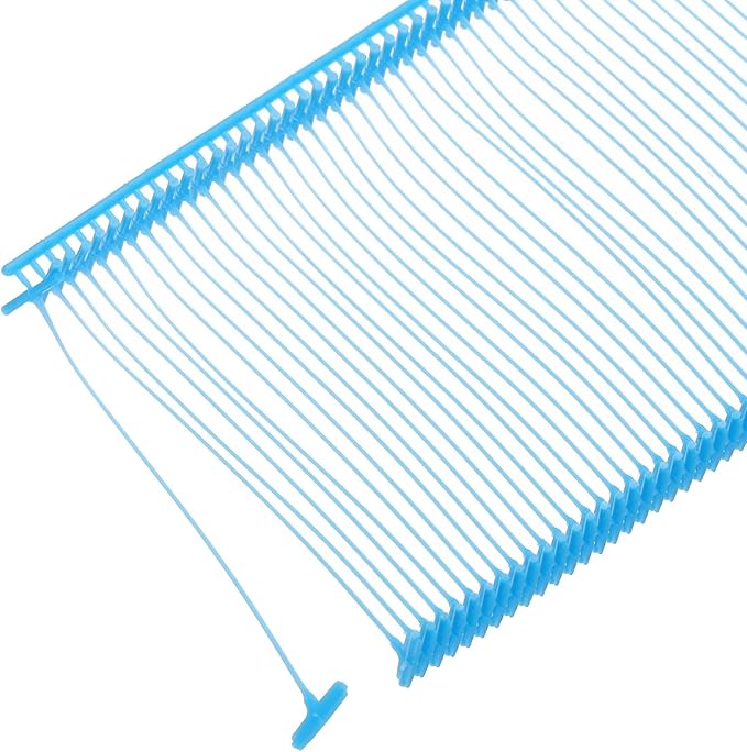 MECCANIXITY Standard Tagging Fasteners,Plastic Regular,Standard Label Gun Price Tagging Barbs for Garment Price Tag Label Tagging Barbs 50mm/2 Inch,Pack of 1000 Sky Blue