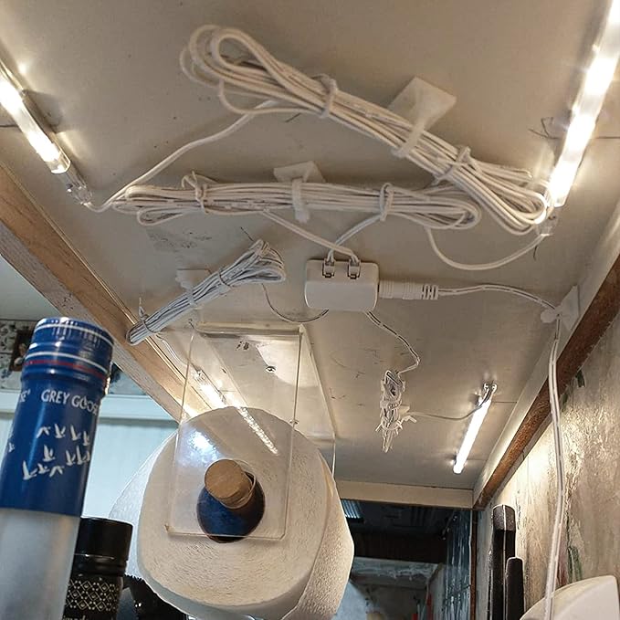 Zip Tie Mounts - SeuYeugX 100 PCS Cable Self Adhesive Mounts Set for Wire Management with Stick Pads Anchors Clips Squares Holders (White)