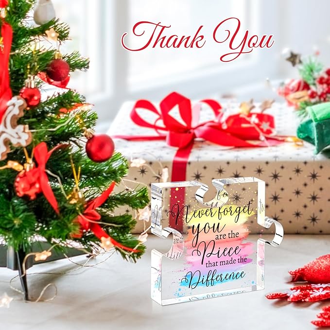 FreeJac Coworker Leaving Gifts for Women Appreciation Award Plaque Retirement Gift New Job Gifts Promotion Gifts for Employee Going Away Gifts Coworkers Goodbye Gifts