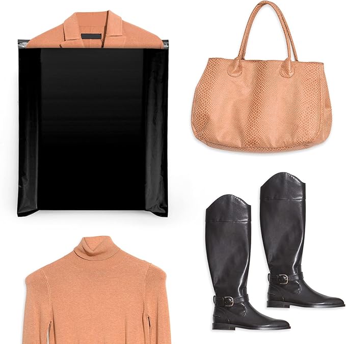 Metronic Poly Mailers 24x24 30000 Pack, Large Shipping Bags for Clothing Packaging Bags, Self Seal Shipping Envelopes for Business, Tear-resistant Mailing Bag Mailing Envelopes, Black