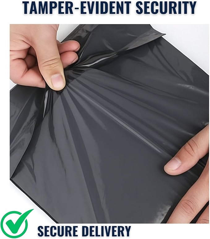 5 Large Shipping Bags 17x24 | Jumbo Poly Mailers for clothes | Strong Thick Mailing Bags with Self Adhesive | Self Sealing Shipping Envelopes