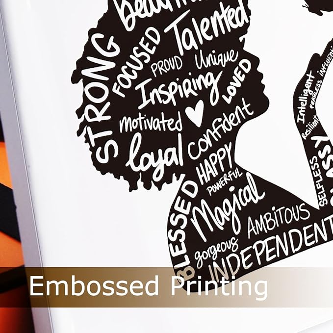 Inspirational Office Desk Decor for Women Girls,Strong Beautiful Loved Ceramic Plaque Sign for Office Desk Decor,Positive Gifts for Boss Colleague