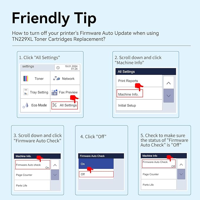 LEMERO UEXPECT Compatible Replacement for Brother TN229XL TN229 TN 229XL High Yield Toner Cartridges for MFC-L3720CDW MFC-L3780CDW HL-L3280CDW Printer, TN229XLBK/C/M/Y 4 Pack