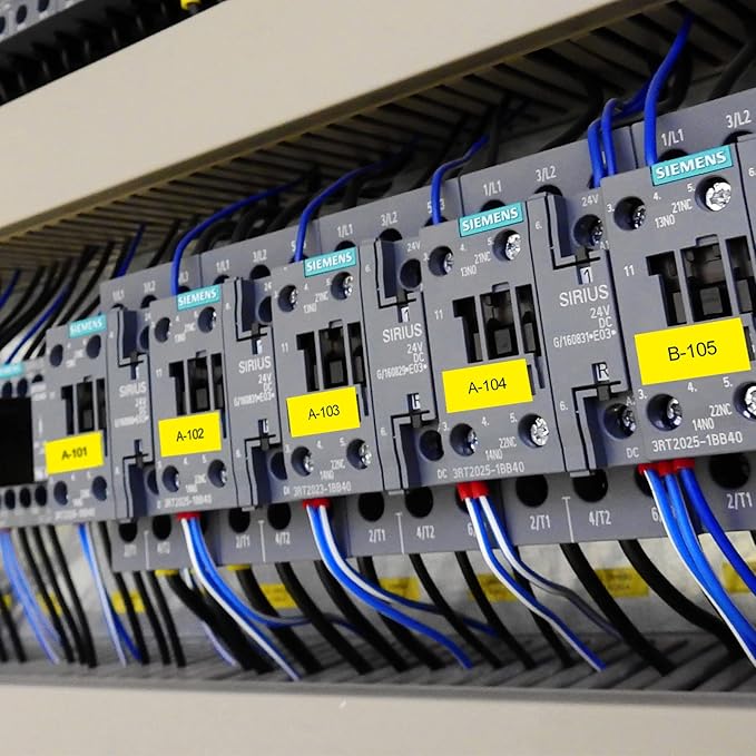 Colorty TZe-231 12mm 0.47 Label Tape Replacement for Brother P Touch Label Maker Tape TZe Laminated TZe-131 TZe-231 TZe-431 TZe-531 TZe-631 TZe-731 for PT-D210 PT-D200 PT-H100 H110 D400 P300BT, 6 Pack