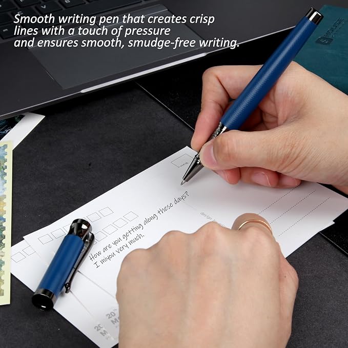 Liquid Ink Rollerball Pens - Fine Line Nice pen, Writing Pens for Journal and Office Supplies, Fancy Pen Gift Box for Father's Day or Mother's Day And Other Festivals(Green)