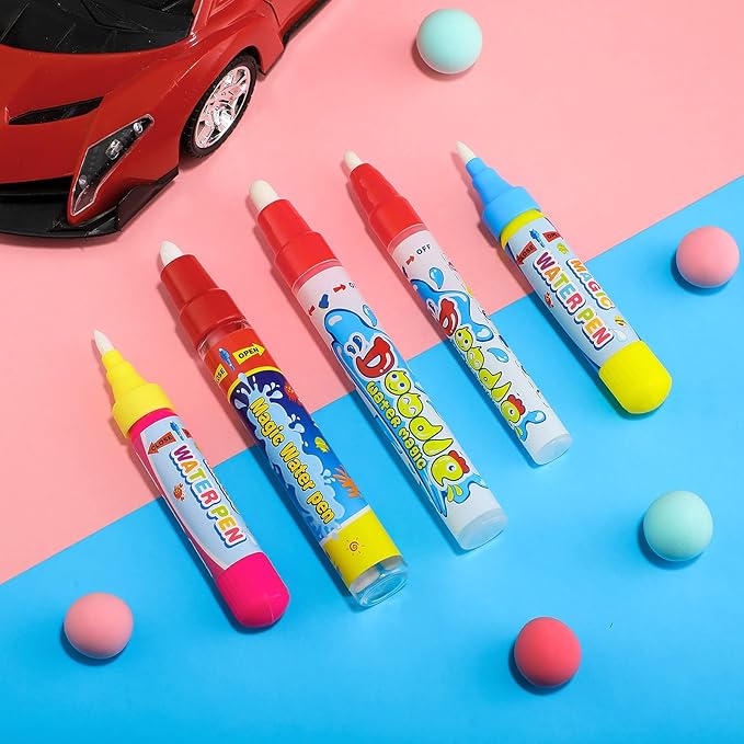 Tenare 10 Pcs Water Pens Water Doodle Pens Replacement Drawing Markers Doodle for Toddlers Kids Painting