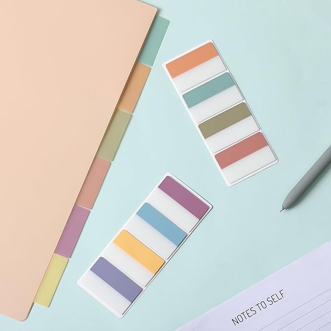 Mr. Pen- Sticky Index Tabs, 240 Pcs, Colorful Sticky Tabs for Notebooks, Page Markers, Page Tabs for Binders, Page Tabs Sticky Tabs for Books, Notebook Tabs, Book Sticky Tabs for Notebooks