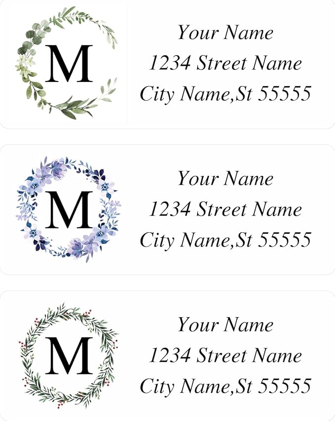 Return Address Labels - Personalized Labels, Custom with Strong Adhesion, Can Be Used for Box, Paper, Plastic, Glass, Metal (2.6x1 Inch)