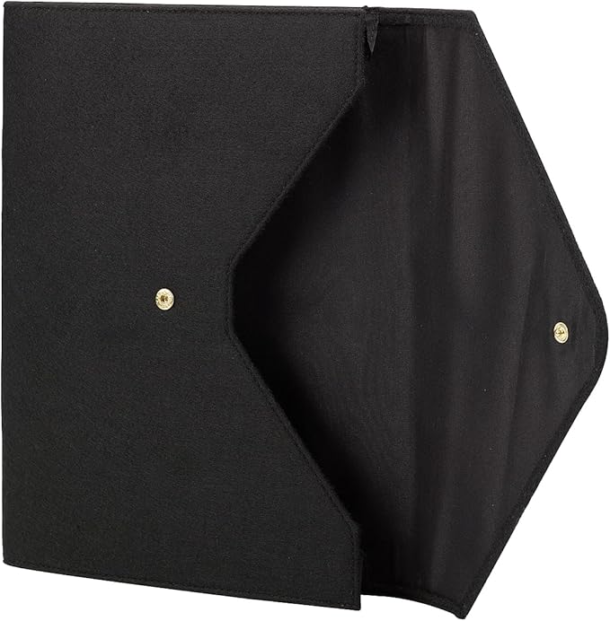 Smead Cloth Expanding File, 2" Expansion, Snap Closure, Letter Size, Black (70920)