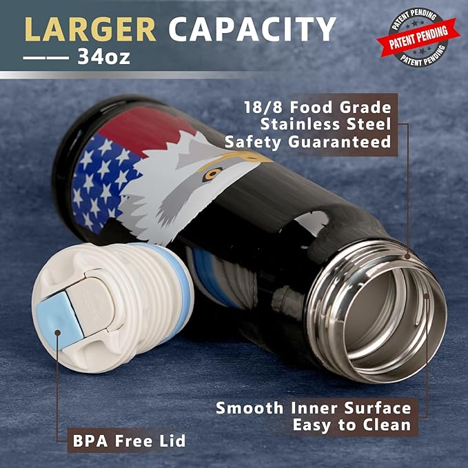 Gifts for Men Him, Cool Gifts 17 oz Bullet Tumbler, White Elephant Gift for Adults Funny, 17 oz Tumbler Presents, Stocking Stuffers for Adults Mens Christmas Xmas Gift