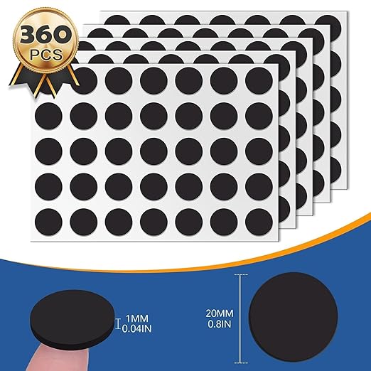 DIYMAG 240Pcs Magnetic Dot with Self Adhesive Round Magnets Magnetic Tape Flexible Magnet Sheets with Adhesive for Crafts, Photos and Die Storage Easy Peel and Stick, 0.8 x 0.04inch