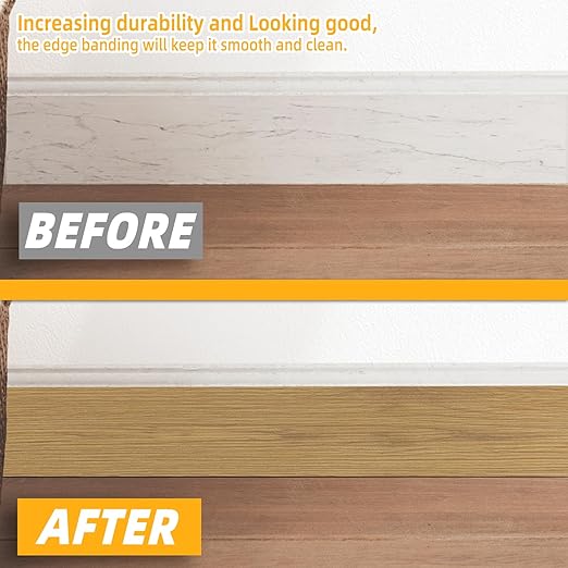 GSCIT Club Oak Wallpaper, 15.7 inch X 25ft Self Adhesive Wood Grain Repair Tape Patch for Tables, Chairs, Baseboards, Doors, Windows, Floors, Handicraft DIY.