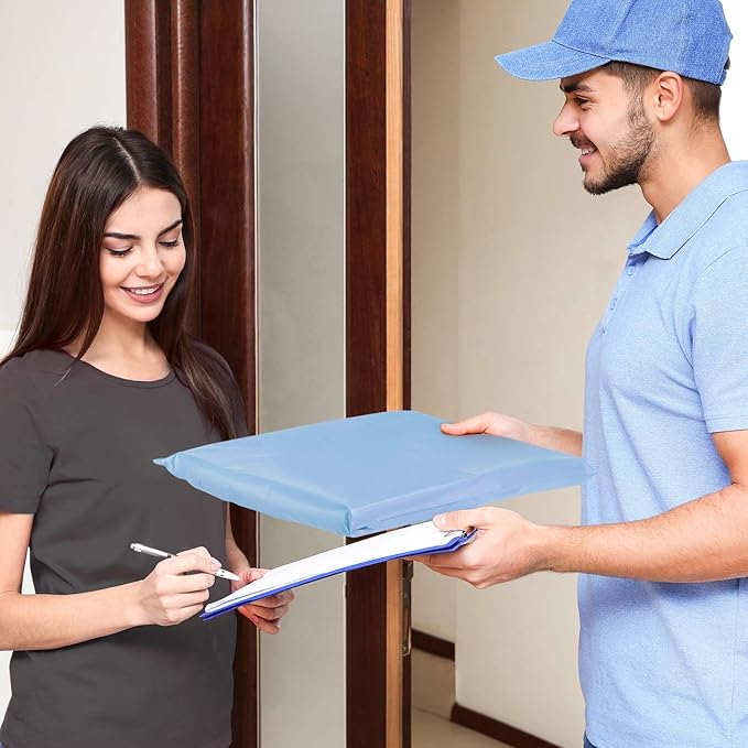 Metronic Poly Mailers 12x15.5 100 Pack, Medium Size Shipping Bags for Clothing, Strong Self-Seal Mailers Poly Bags Shipping Envelopes, Thick Mailing Bags Package Bags for Small Business, Blue