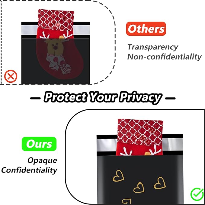 JinRuiKJ Thank You Poly Mailer 6x9 Inch 100 PCS, Shipping Bags for Clothing, Packaging Bags for Small Business, Strong Adhensive, Waterproof and Tear-Resistant Mailing Envelopes, Black