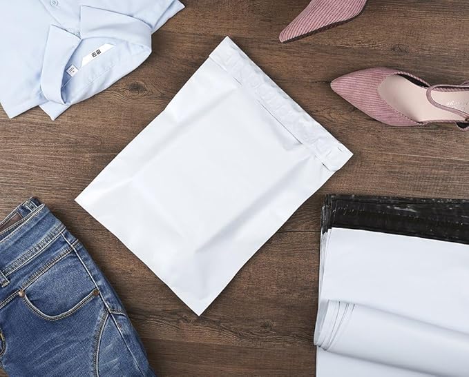 Metronic Poly Mailers 6x9 1200 Pack White, Small Shipping Bags Bulk Mailing Envelopes for Small Business, Mailers Poly Bags for Shipping Self Seal Waterproof, Mailing Bag Packaging Bags