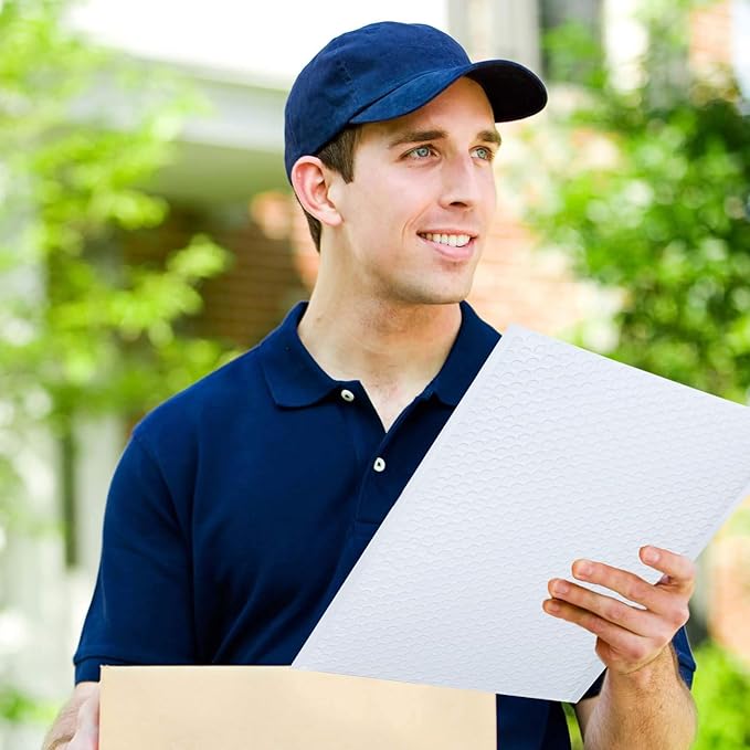 30 Pack 10x13 Inch Poly Bubble Mailers, Padded Envelopes with Self Seal Adhesive Strip, Waterproof Lightweight Mailing Shipping Bags for Thick Books Clothes Holiday Gifts Business Packaging