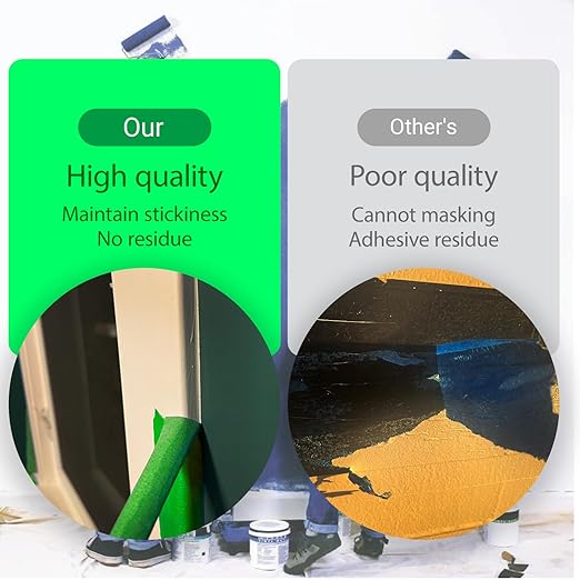 1 Roll,Green Painters Tape,4inches x 60yards,3D Printing Tape for Laser Cutting,Labeling,3D Printing Bed,Decoration,wide Masking Tape for Painting,Protect the wall,No Residue,Removes Easily