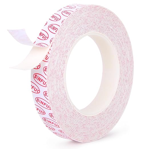 Double Sided Foam Tape Heavy Duty, Removable Damage Free Adhesive Tape, Residue Free Tape Picture Hanging Adhesive Strips Suitable for Indoor and Outdoor Installation Home Office(0.74" x 22Ft)