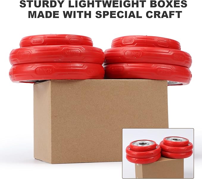 CRUGLA 40 Packs 6x4x4 Shipping Boxes Corrugated Cardboard Boxes Mailers Shipping Box for Packaging Small Business