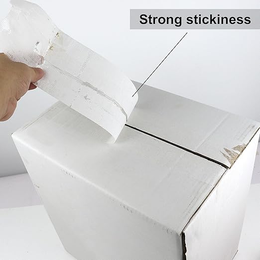 BOMEI PACK Wide Strapping Tape, 4Inch Heavy Duty Reinforced Packing Tape, Fiberglass Filament 60yds 5.5Mil