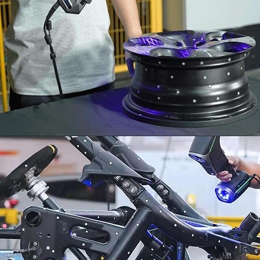 6.0mm 3D Optical Tracking Markers for Industrial 3D Scanner,3D Scanning Markers, HogarDeco Accurate Tracking Dots Diffuse Reflection Markers for 3D Scanner (1000pcs, Inner 6mm, Outer10mm)