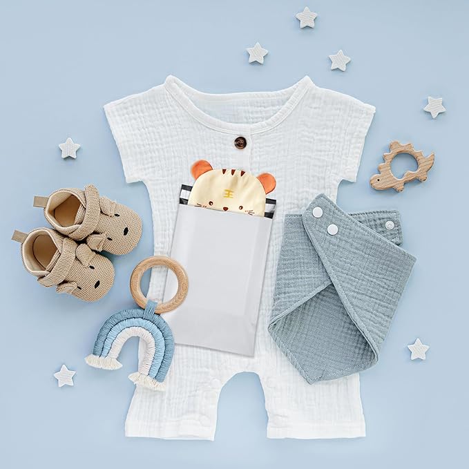 Fuxury 9x12" 1000pcs Shipping Bags Poly Mailers for Clothing,Waterproof Shipping Bags for Clothing, Strong Adhesive Shipping Envelopes for Small Business, White