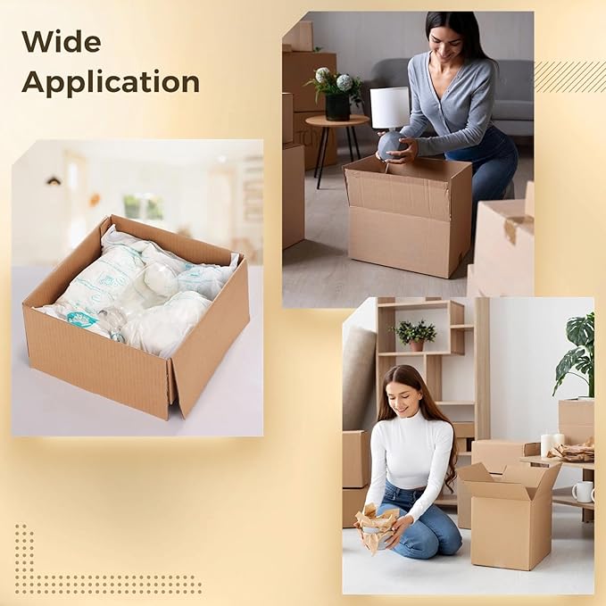 Foam Bags For Shipping 8 PCS 18×23 Inch, Handy Temperature-Activated Expanding Pouches, Instant Pack Quick Packaging - Protective Parcel Solution