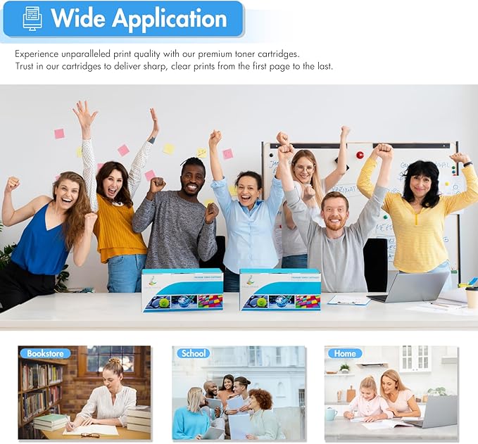 TRUE IMAGE Compatible Toner Cartridge Replacement for HP 410X CF410X CF410A 410A M477 M452 Color Pro MFP M477fdw M477fnw M452dw M477fdn M452nw M452dn M377dw Printer Ink (Black, 1-Pack)