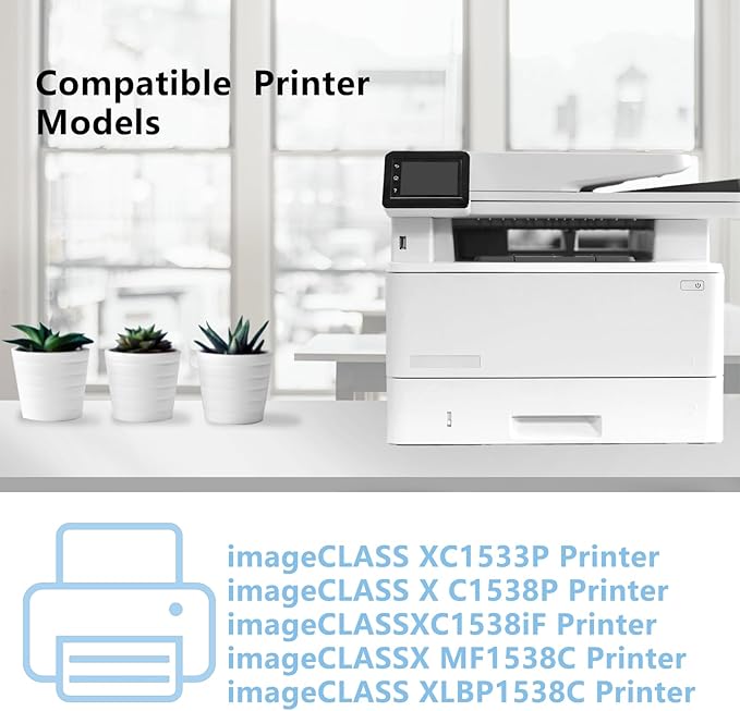 T10 T10L High-Capacity Toner Cartridge Replacement for Canon T10 T10L Toner (with New Chip) for Color imageCLASS X LBP1538C MF1538C C1533P C1538P C1538iF Printers(4 Pack)