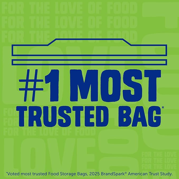 Ziploc Brand 190 Count Storage Bags Variety Pack, 42ct Storage Gallon and 48ct Storage Quart with Stay Open Design, 50ct Sandwich and 50ct Snack with Grip N Seal Technology (Packaging May Vary)