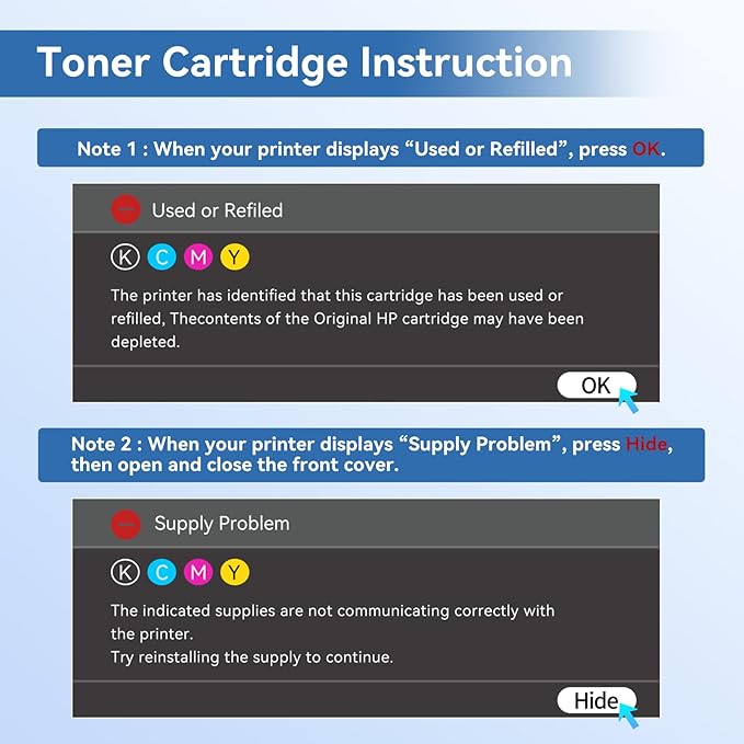MYTONER 218X Toner Cartridges 4 Pack (NO CHIP) Compatible Replacement for HP 218X 218A W2180X W2180A for Color Laserjet MFP 3301fdw 3301cdw 3301sdw Pro 3201dw Printer High Yield Ink B/C/M/Y