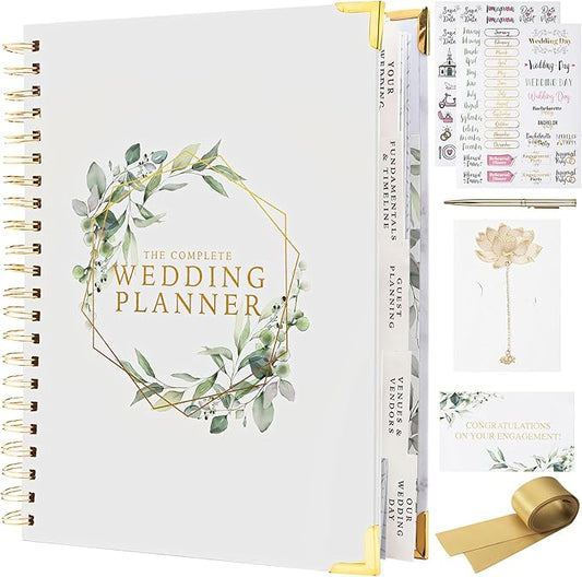 Your Perfect Day Wedding Planner Book and Organizer - Wedding Planner Book - Bridal Planning Binder with Countdown Calendar - Bride Gifts