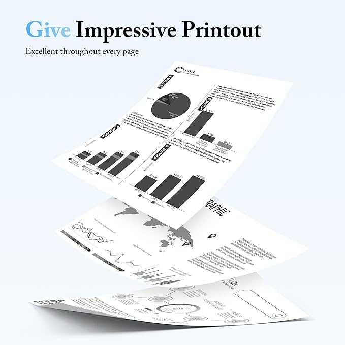 LxTek B210 Compatible Toner Cartridges for Xerox B205 B210 B215 for Xerox B215 B215DNI B205NI B210DNI B205MFP B215MFP 106r04346 106r04347 Toner (Black, 2-Pack)