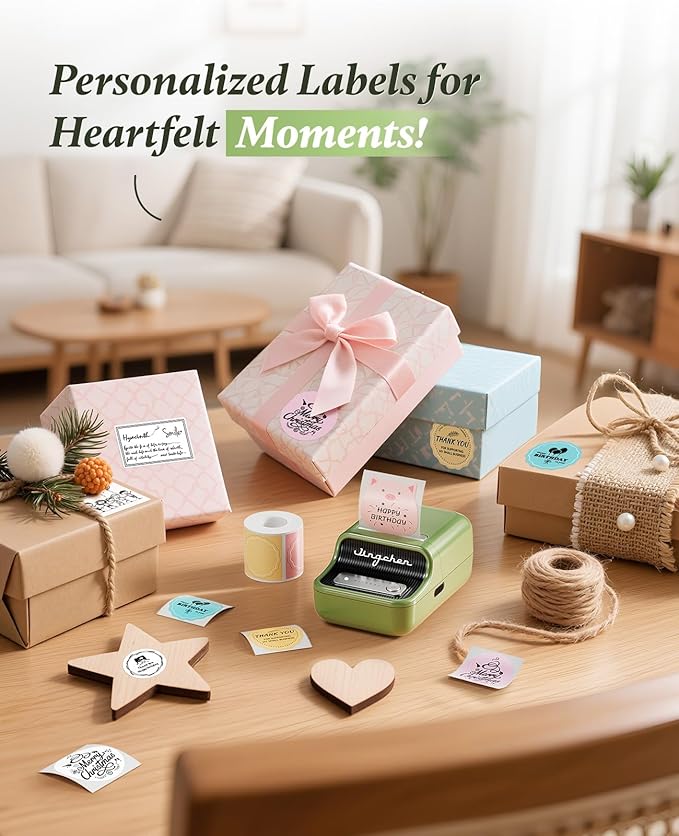 NIIMBOT B21 Label Maker Thermal Label Printer, Good Idea for Home Organization Office Business, 50x30mm Label-230Pcs