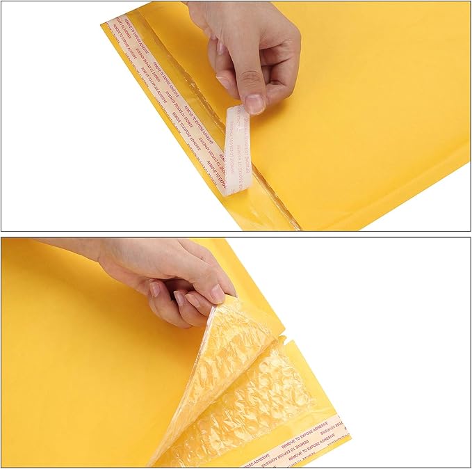Acrux7 Bubble Mailers 10x13 Inch - 25 Pack Mailing Envelopes Bubble Padded - Self Seal Padded Envelopes for Shipping and Packaging, Safely Ship Books