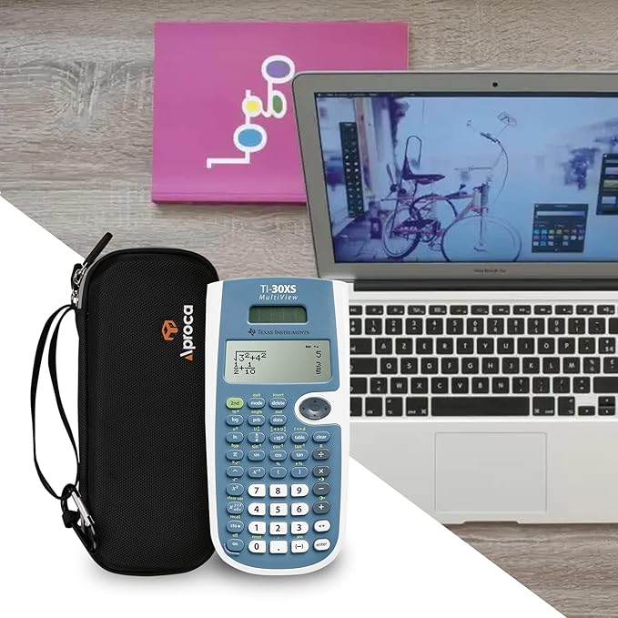 Aproca Hard Travel Storage Carrying Case, for Texas Instruments TI-30XS MultiView Scientific Calculator and Accessories (Case Only)