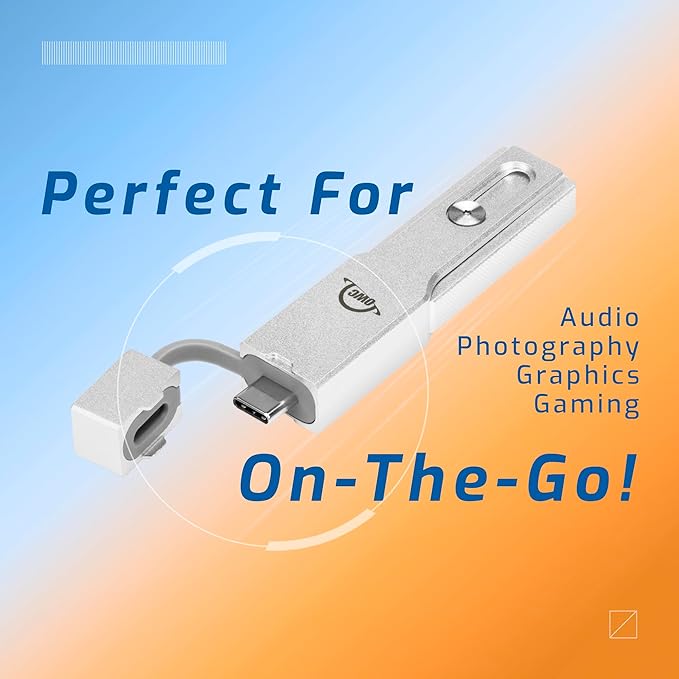 OWC Envoy Pro Mini 2TB (10Gb/s) SSD, Up to 940 MB/s Speed, Portable Flash Drive with USB-C and USB-A, Compatible with Mac, PC, Xbox, PS5, Professional Stick for Gaming, Storage, and Backup