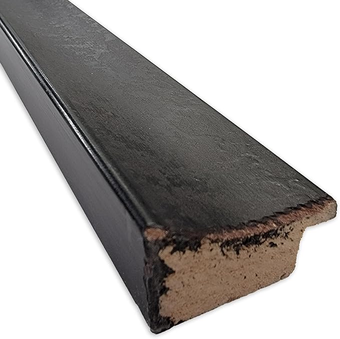 Amanti Art Natural Cork Board for Wall, 15x33 Vision Board with Black Wood Frame, Medium Corkboard Office Decor for Home Organization, Modern Contemporary Corkboard Pinboard to display items for home