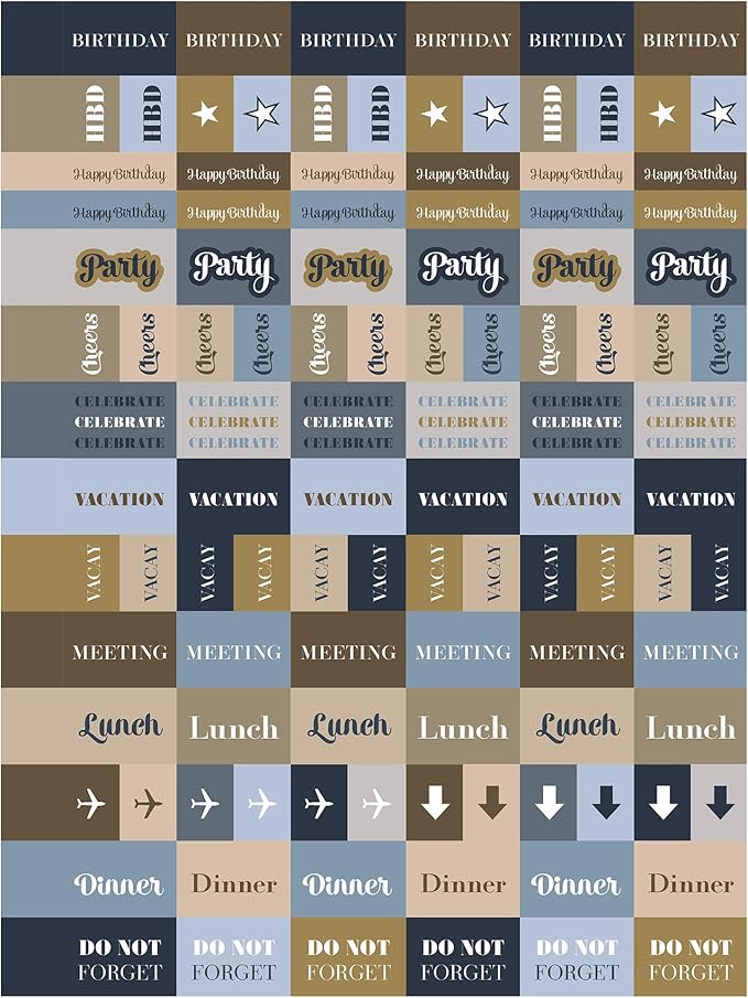 TF Publishing 2026 Classic Plaid Medium Weekly Monthly Planner with 12-Month Calendar Grid, Notes, and Priorities Section - Weekly Schedule Planner with Habit Tracker and Stickers - 6.5in x 8in